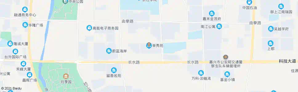 嘉兴举秀苑_公交站地图_嘉兴公交_妙搜公交查询2025