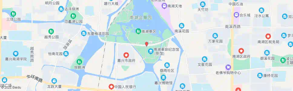 嘉兴南湖革命纪念馆北_公交站地图_嘉兴公交_妙搜公交查询2025