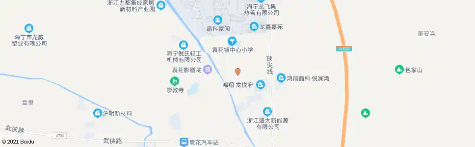 嘉兴袁花农贸市场_公交站地图_嘉兴公交_妙搜公交查询2025