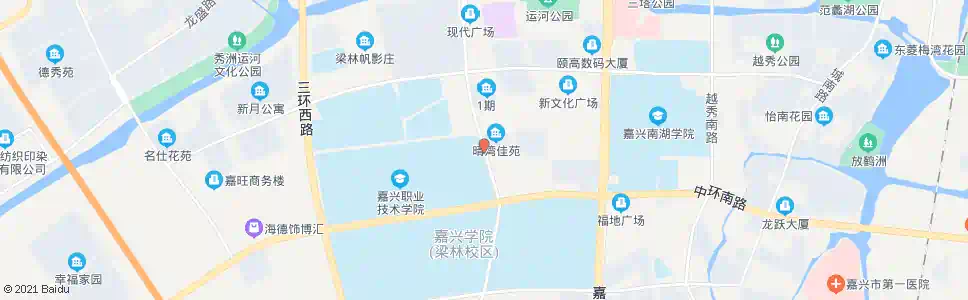 嘉兴嘉职院东_公交站地图_嘉兴公交_妙搜公交查询2025