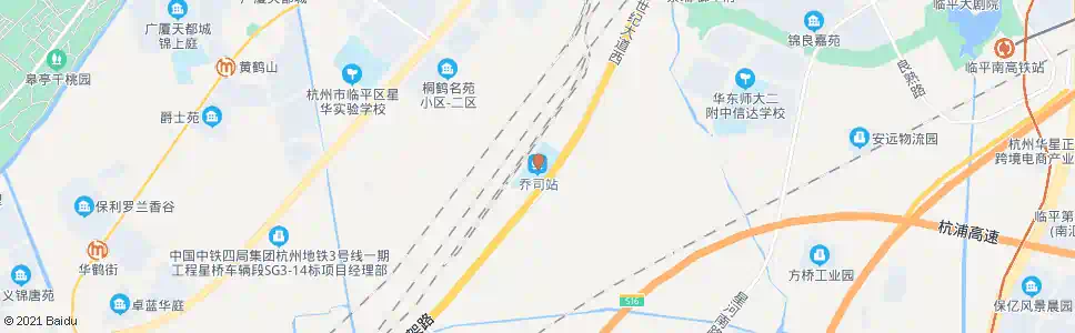 嘉兴地铁乔司站_公交站地图_嘉兴公交_妙搜公交查询2025