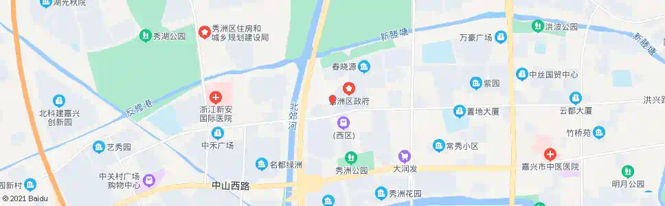嘉兴秀洲区行政中心公交枢纽站_公交站地图_嘉兴公交_妙搜公交查询2025