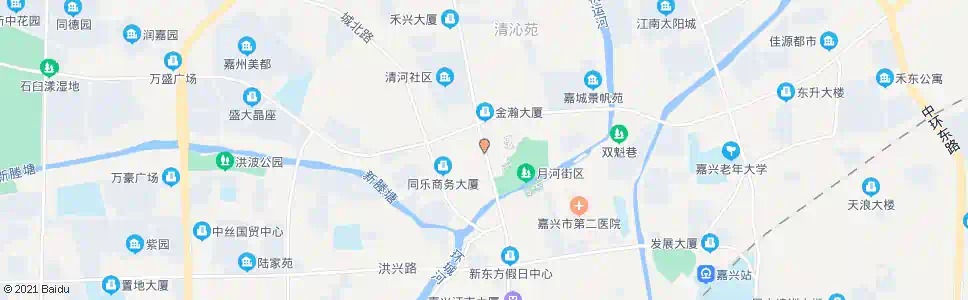 嘉兴嘉湖骨科医院(月河历史街区西)_公交站地图_嘉兴公交_妙搜公交查询2025