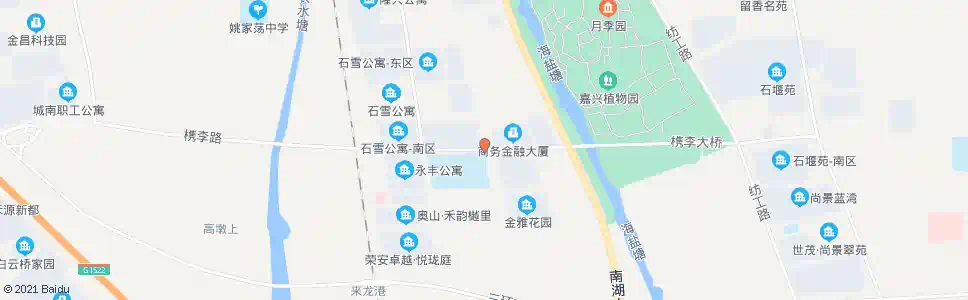 嘉兴花园路槜李路_公交站地图_嘉兴公交_妙搜公交查询2025