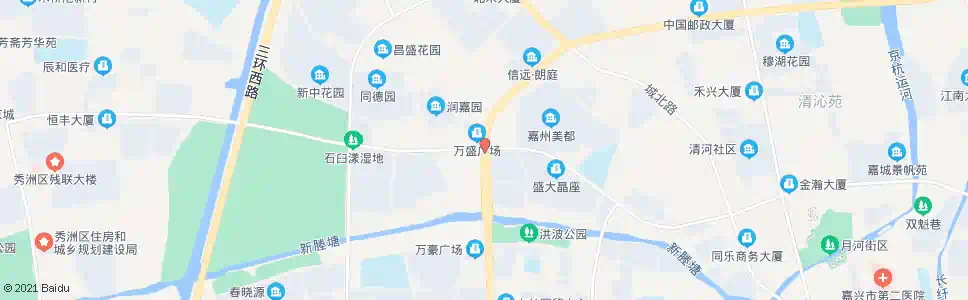 嘉兴东升东路中环西路_公交站地图_嘉兴公交_妙搜公交查询2025