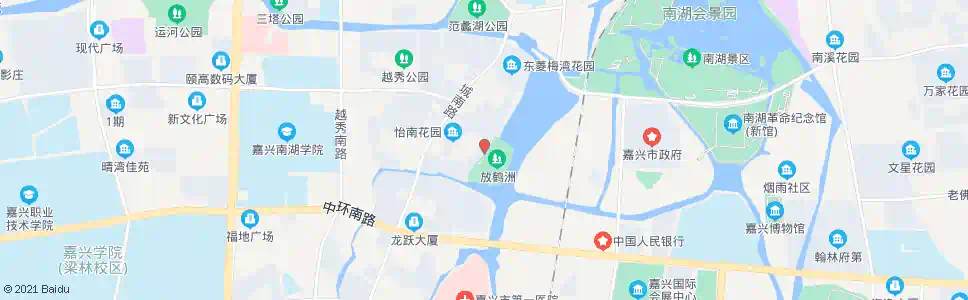 嘉兴放鹤洲公园_公交站地图_嘉兴公交_妙搜公交查询2025
