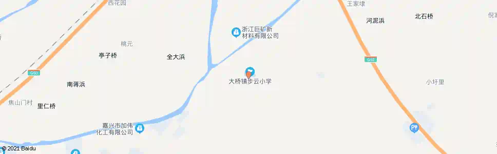 嘉兴步云小学_公交站地图_嘉兴公交_妙搜公交查询2025