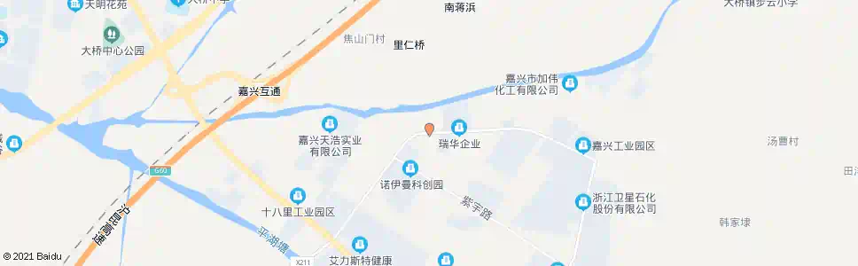 嘉兴化工厂区_公交站地图_嘉兴公交_妙搜公交查询2025
