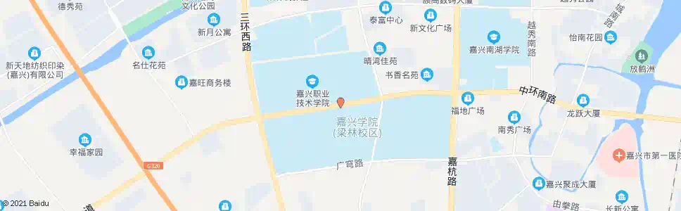 嘉兴嘉兴体育馆(嘉职院)_公交站地图_嘉兴公交_妙搜公交查询2025
