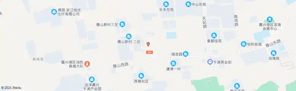 嘉兴雅山新村_公交站地图_嘉兴公交_妙搜公交查询2025