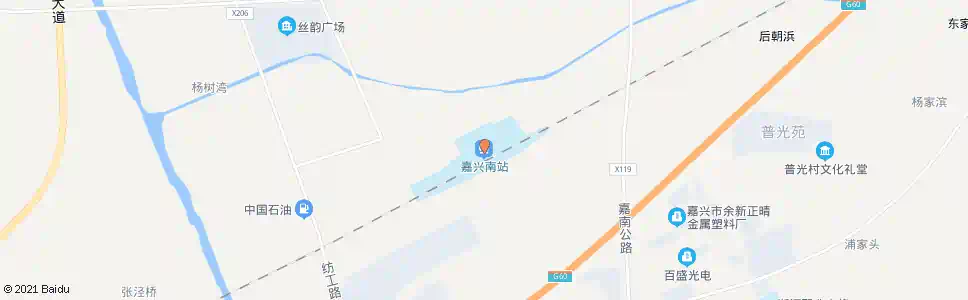 嘉兴南湖高级中学东_公交站地图_嘉兴公交_妙搜公交查询2025