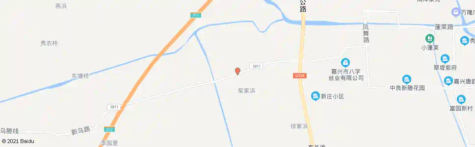 嘉兴东北滩_公交站地图_嘉兴公交_妙搜公交查询2025