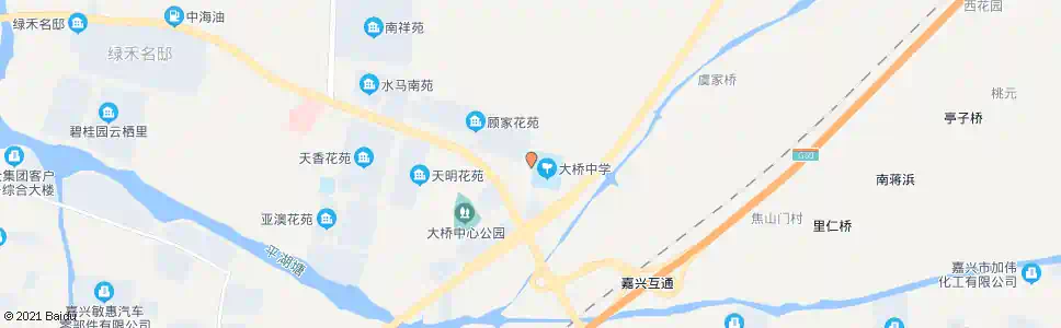 嘉兴大桥信用社_公交站地图_嘉兴公交_妙搜公交查询2025