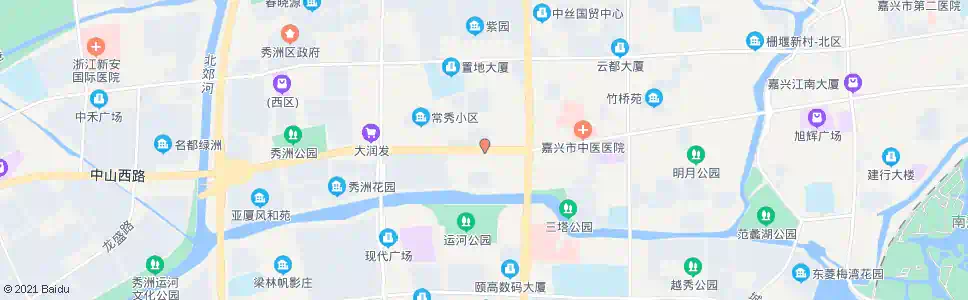 嘉兴中山西路招商银行_公交站地图_嘉兴公交_妙搜公交查询2025