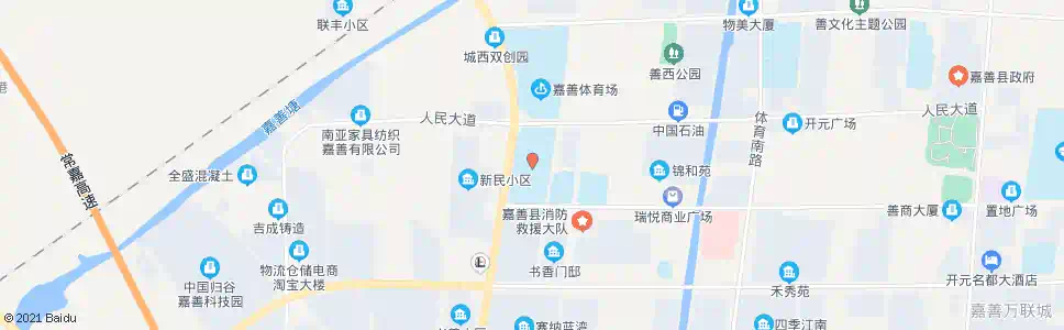 嘉兴嘉善中学_公交站地图_嘉兴公交_妙搜公交查询2025