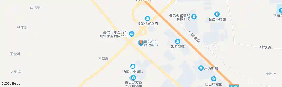 嘉兴嘉兴汽车客运中心_公交站地图_嘉兴公交_妙搜公交查询2025