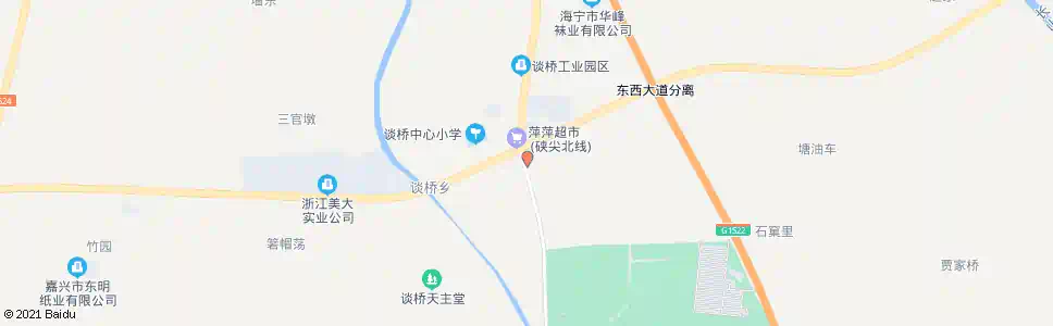 嘉兴谈桥_公交站地图_嘉兴公交_妙搜公交查询2025