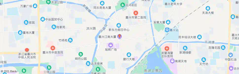 嘉兴江南大厦_公交站地图_嘉兴公交_妙搜公交查询2025