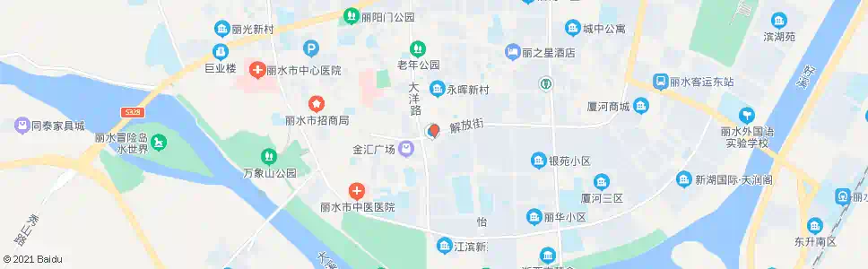 丽水紫金街道办事处_公交站地图_丽水公交_妙搜公交查询2025