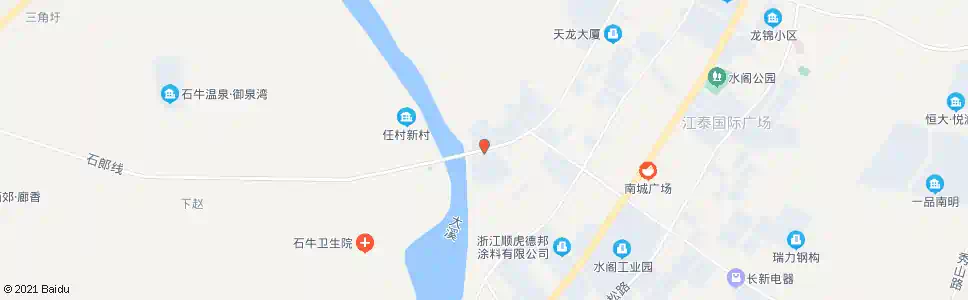 丽水石牛大桥东_公交站地图_丽水公交_妙搜公交查询2025