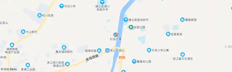 丽水红云渡假村_公交站地图_丽水公交_妙搜公交查询2025
