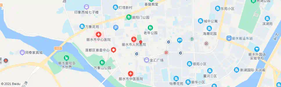 丽水府前菜场(人民医院)_公交站地图_丽水公交_妙搜公交查询2025