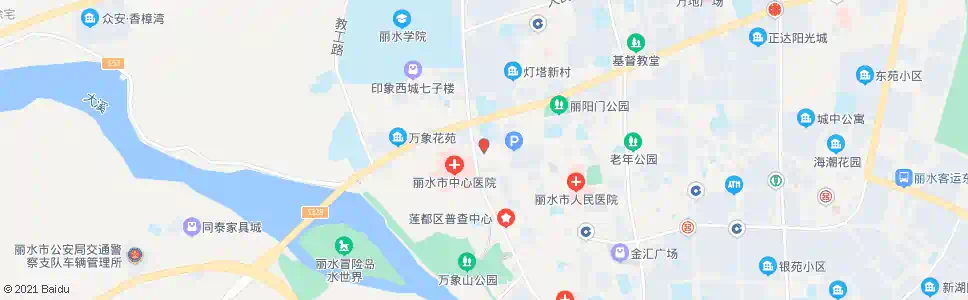 丽水绿洲眼镜平价店(市中心医院)_公交站地图_丽水公交_妙搜公交查询2025