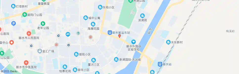 丽水农贸城_公交站地图_丽水公交_妙搜公交查询2025