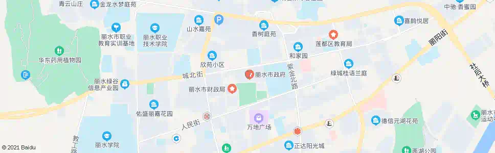 丽水绿城(中医院)_公交站地图_丽水公交_妙搜公交查询2025