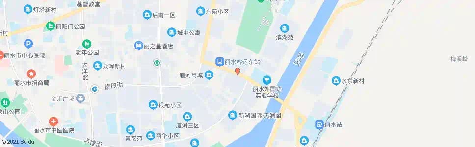 丽水农贸商城_公交站地图_丽水公交_妙搜公交查询2025