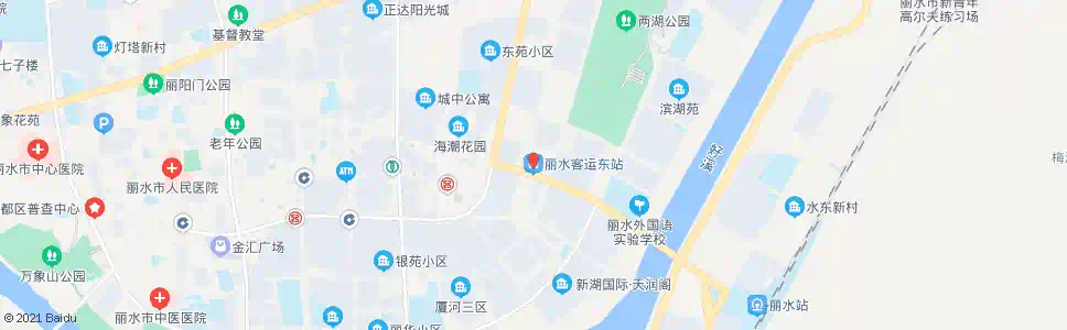 丽水里东_公交站地图_丽水公交_妙搜公交查询2025