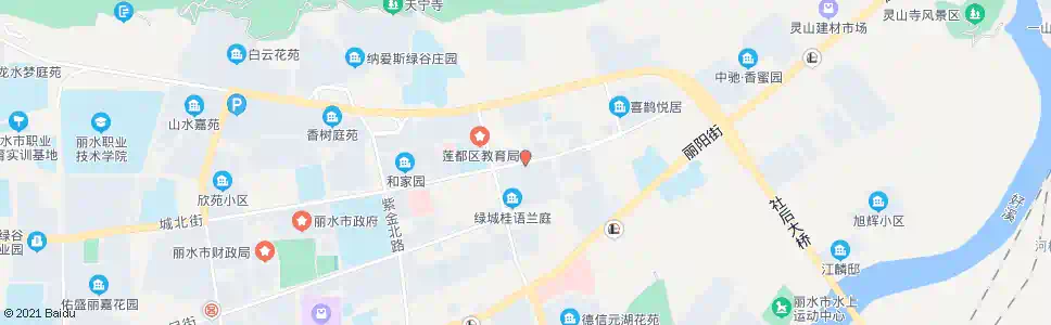 丽水城北路口_公交站地图_丽水公交_妙搜公交查询2025