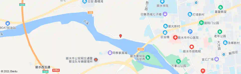 丽水桃山大桥(北)_公交站地图_丽水公交_妙搜公交查询2025