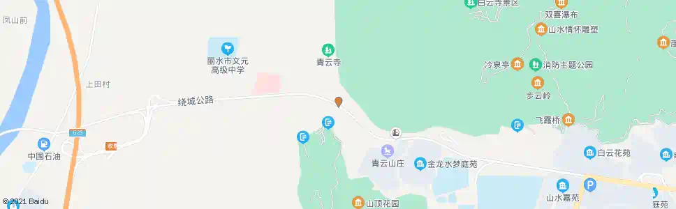 丽水花街村口_公交站地图_丽水公交_妙搜公交查询2025
