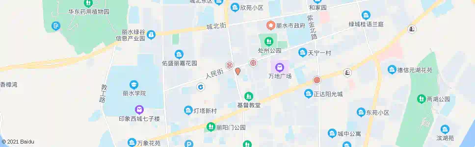 丽水北苑新村_公交站地图_丽水公交_妙搜公交查询2025