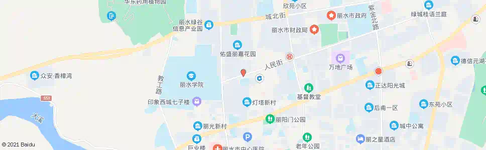丽水后庆路口_公交站地图_丽水公交_妙搜公交查询2025