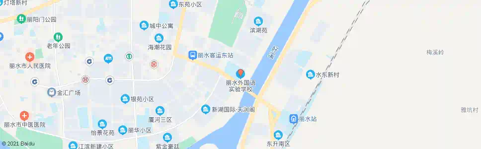 丽水市外国语学校_公交站地图_丽水公交_妙搜公交查询2025