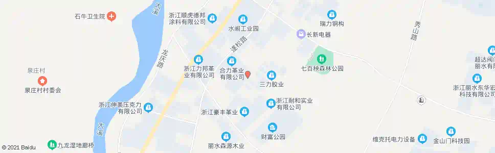 丽水旭川树脂公司_公交站地图_丽水公交_妙搜公交查询2025