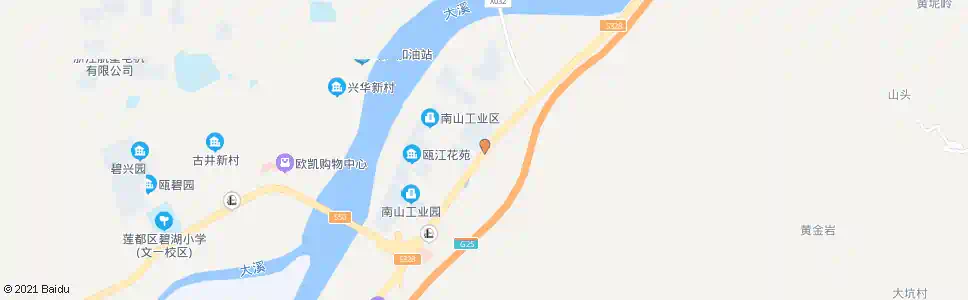 丽水南山工业区_公交站地图_丽水公交_妙搜公交查询2025