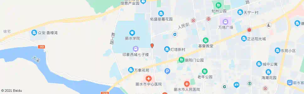丽水区法院(丽水学院东)_公交站地图_丽水公交_妙搜公交查询2025