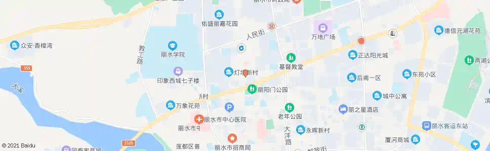 丽水王道友金楼东_公交站地图_丽水公交_妙搜公交查询2025