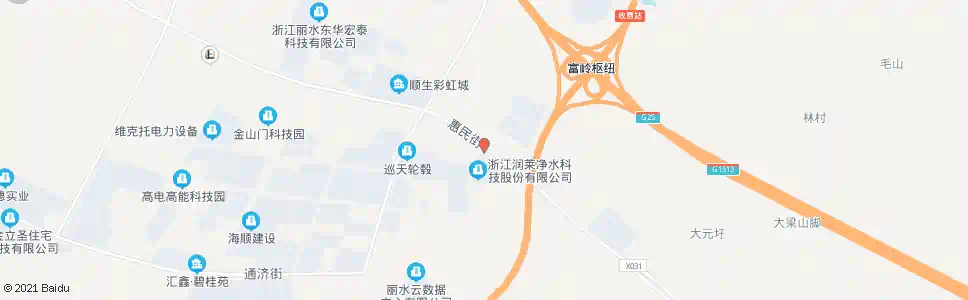 丽水惠民街口_公交站地图_丽水公交_妙搜公交查询2025