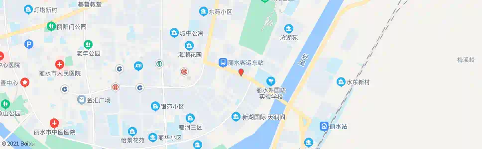 丽水农贸商城西_公交站地图_丽水公交_妙搜公交查询2025