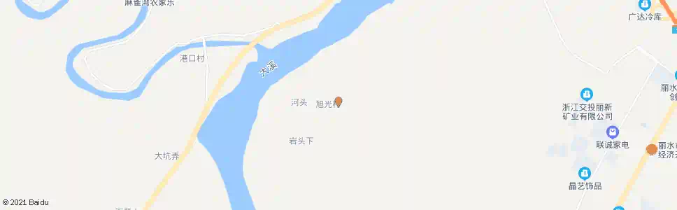 丽水旭光村_公交站地图_丽水公交_妙搜公交查询2025