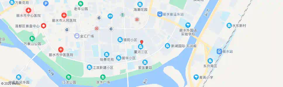 丽水生生堂(厦河小区)_公交站地图_丽水公交_妙搜公交查询2025