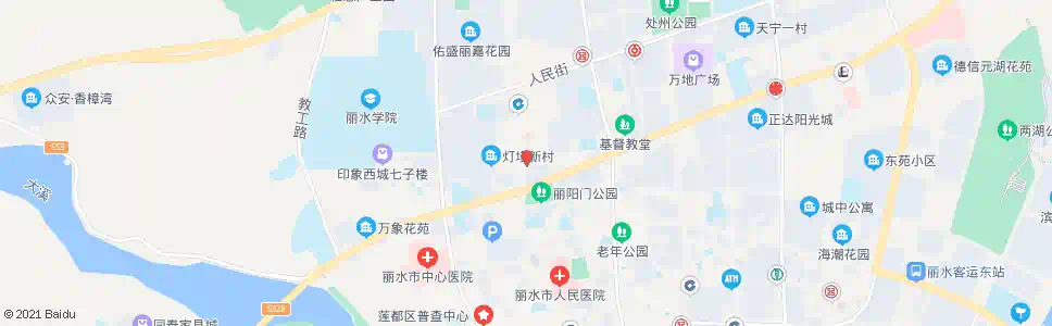 丽水王道友金楼西_公交站地图_丽水公交_妙搜公交查询2025