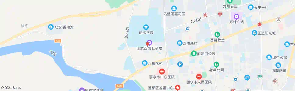 丽水丽水学院_公交站地图_丽水公交_妙搜公交查询2025