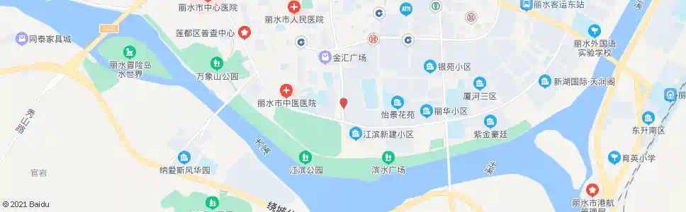 丽水现代广场(招呼站)_公交站地图_丽水公交_妙搜公交查询2025