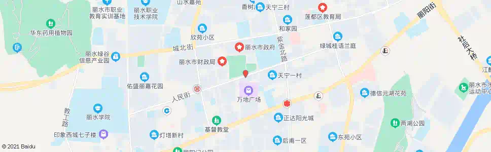 丽水处州公园_公交站地图_丽水公交_妙搜公交查询2025