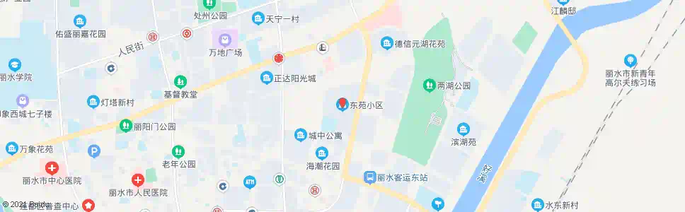 丽水东苑小区东_公交站地图_丽水公交_妙搜公交查询2025